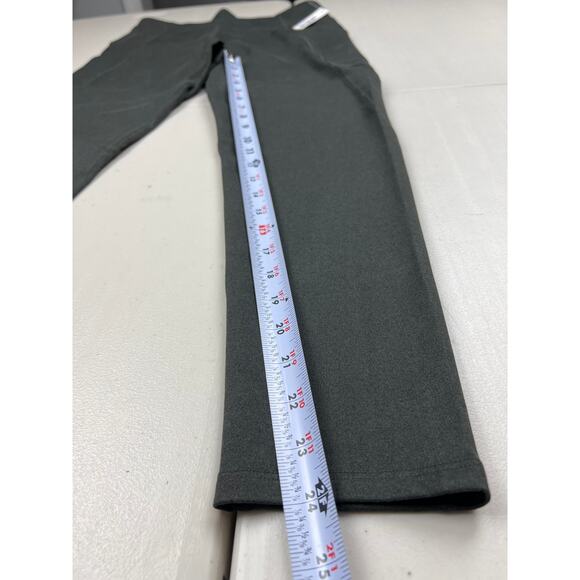 Core 10 Women's Medium Green High Waist 7/8 Crop Yoga Legging Activewear Pants - Picture 4 of 8